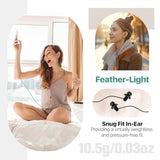 Sleep Headphones, 1 Pair USB C Wired Earbuds with Soft Silicone Noise Reduction Type C Earbuds with Microphone, Ideal for Sleeping, snoring,