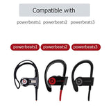 Black Replacement Earbud Tips For Powerbeats 3, Powerbeats 2, Small, Medium, Large, Double Flange