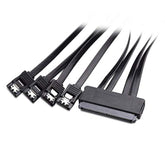 Cable Matters Internal SAS to SATA Cable (SFF-8484 to SATA Reverse Breakout) 3