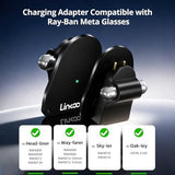 Charging Adapter for RayBan Meta Smart Glasses, USB C Charger Compatible with Meta Gen 1/2 Wayfarer Skyler Headliner Oakley Meta HSTN, Portable