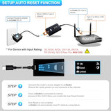 Automatic Router Rebooter Wi-Fi Ip Enabled Remote Dc Power Switch (Usb Type-C Plug) With Auto Reboot, Integrated Power Metering, Manage Via Free App & Cloud (Scalable).