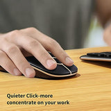 Wireless Mouse, 2.4G Slim Portable Computer Mouse With Nano Receiver Quiet Sil