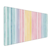 35.4 X 15.7 In, Xxl Large Mouse Pad For Desk, Extended Keyboard Mouse Mat For Computer Office, Big Laptop Mouse Pad, Gaming Pc-Colorful Striped Rainbow