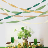 5 Rolls Sage Green Crepe Paper Streamers Wedding Birthday Party Decor