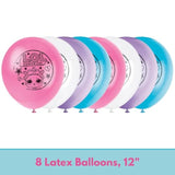 LOL Balloons - LOL Birthday Party Decorations - Bundle with 8 Latex, 1 Foil and Checklist - Birthday Balloons - Party Decorations and Supplies