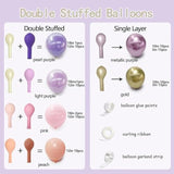 Purple Pink Balloon Arch Lavender Lilac Balloons Pearl Pink Purple Balloon Garland Kit For Baby Shower Birthday Bridal Wedding Spring Party Decorations