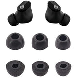 Foam Ear Tips Compatible With Beats Studio Buds, S/M/L 3 Sizes 6 Pairs Soft Memory Foam Earbud Tips Replacement Foam Tips, Compatible With Beats Studio Buds, Black Sml Pro