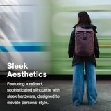 Osprey Aoede Slim SyncPack Backpack with Laptop Sleeve, Antique Blue