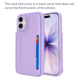 Premium Light Purple PU Leather Wallet Case with Card Holder for iPhone 6.3 Inch