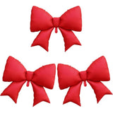 Red Bow Balloons 38 Inch, Giant Red Bowknot Foil Mylar Coquette Party Decorations For Women Girls Birthday Valentines Day Galentines Engagement Wedding Anniversary Bachelorette Decorations Supplies