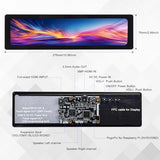 11.26 Inch 1920X440 Hdmi Lcd Capacitive Touch Screen For Raspberry Pi 5/4B/3B+/3B