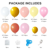 16 Set Daisy Flower Balloons Diy Kit,Boho Daisy Balloons Party Decorations For Birthday Baby Shower Wedding Anniversary Groovy Fairy Retro Hippie Theme Decor