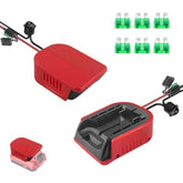 2 Pack Power Wheel For Craftsman V20 20V Battery Adapter, Power Wheels Battery Converter Kit With Fuses & 14Awg Wire & Control Switch Use For Diy Ride On Cars, Modified Rc Toys, Rc Truck, Robotics