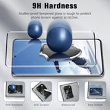 3+2 Pack Galaxy S20 Ultra Screen Protector And Camera Lens Protector,Hd Full Coverage,Support Fingerprint,9H Tempered Glass,Sensitive Touch,Easy Installation For Galaxy S20 Ultra 5G -6.9 Inch