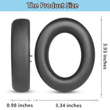 Bathys Ear Pads Compatible With Focal Bathys Bluetooth Noise Cancelling Headphones Ear Pads Replacement Ear Cushions Protein Leather Memory Foam Black