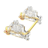 V2 Screw-In Stabilizers, 7U, 6.25U, 2U Clear Pcb Mount Stabilizer Pre-Clipped,