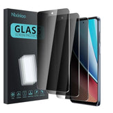 3 Pack Privacy Screen Protector For Motorola Moto G Stylus 5G 2023 / Moto G Power 5G 2023, Anti Spy Tempered Glass 9H Hardness, Black Protector Anti Spy, Bubble Free, Anti-Scratch