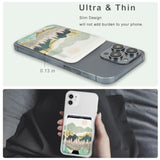 MagSafe Slim Leather Wallet, Magnetic Card Holder for iPhone 15/14/13/12