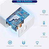Iphone 16/15 Charger Block, 2Pack 20W Dual Port Pd Fast Usb C Wall Charger Adapter + Usb A Quick Charging Brick Plug Compatible With Iphone 16/15/14/13/12/11/Pro Max/Plus/Xs/Xr/X,Ipad,Airpods And More