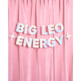 Big Leo Energy Birthday Party Iridescent Foil Banner - 5 Ft. | Zodiac Leo, Horoscope, Astrology Bday Party Decorations Gift