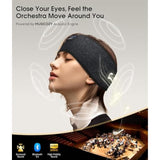 Sleep Headphones Bluetooth 5.2 Headband, Sports Wireless Earphones Music Sleep