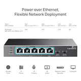 Tl-Sg1005P-Pd 5-Port Passthrough Gigabit Ethernet Switch 1 Poe++ In @90W, 4 Poe+ Output Up To 66W, Plug & Play, Extend Mode, Qos, Igmp, Auto Recovery, Powered Only, Free Expert Help