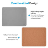 3 Pack Mouse Pad, Computer Mouse Mat With Anti-Slip Cork Base, Splash-Proof Mouse Pad For Laptop, Gaming, Home & Office, 9.84 X 7.56 Inch Office Desk Accessories