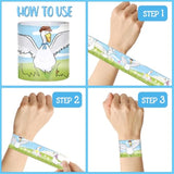48 Pcs Silly Goose Slap Bracelets, Funny Silly Goose Party Favors Supplies Birthday Party Decorations Gifts Goodie Bag Fillers For Kids Boys Girls Classroom Rewards