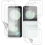 [3 Sets 12Pcs Matte Screen Protector For Z Flip 5,Soft Tpu Film Ultra-Thin Anti-Glare Screen Protectors For Samsung Galaxy Z Flip 5 2023