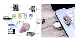 128Gb Crystal Loving Heart Jewelry Usb Flash Drive Memory Stick With Necklace,Pink