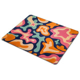 Midnight Color Splash Abstract Retro Phone Case Mouse Pad Customized Mousepad Non-Slip Rubber Base Mouse Pads For Computers Laptop Office Desk Accessories Mouse Pad