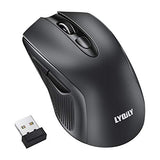 2.4G Wireless Mice Super Energy Saving Portable Optical Pc Laptop Computer Mouse, 5 Adjustable Dpi Mice, 6 Buttons For Windows Macos Linux