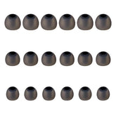 9 Pairs Silicone Earbud Tips S/M/L for In-Ear Headphones Black