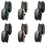 Compatible With Amazfit Gts 4 Case Cover, Scratch-Resistant Pc Protective Case With Hd Tempered Glass Screen Protector For Amazfit Gts 4 Smartwatch (Not For Gts4 Mini) (6-Pack)