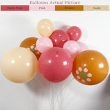 146 Pcs Cielito Lindo Balloon Garland Kit Dusty Rose & Pink for Fiesta & Showers