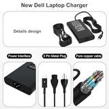 130W 20V 6.5A Usb C Type C Ac Power Adapter Laptop Charger Replacement For Del