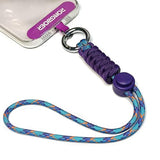Cell Phone Lanyard - Wrist Strap For Women, Phone Bracelet, Camera Wrist Lanyard, Short Wrist Lanyard For Keys, Keychain Lanyard - Purple Blue