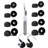 8 Pairs Replacement Ear Tips Compatible With Linsoul Simgot, With 3 In 1 Cleaner Kit, Silicone Ear Tips (Xs/S/M/L)