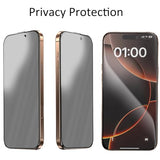 2 Pack for iPhone 14 Pro Max Matte Privacy Screen Protector Anti spy Anti glare Tempered Glass Film Easy Installation Auto-Alignment Kit, Auto