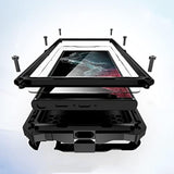 Heavy Duty Samsung Galaxy S22 Ultra 6.8 Inch Phone Case Black