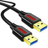 Usb 3.0 A To A Male Cable 3 Ft,Usb To Usb Cable Type A Male To Male Cable Usb