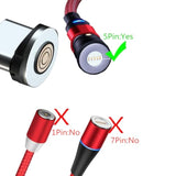 6 Pack Magnetic Connector Tips Micro Usb Magnetic Tip Adapters Compatible With 5 Pin Magnetic Charging Cable For Micro Usb Devices, 360° Rotatable Strong Magnetic Phone Cable Adapter, No Cable