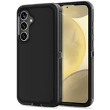 Heavy Duty Rugged Shockproof Case for Samsung Galaxy S24 Plus 5G, Black