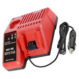 Replacement For Milwaukee Electric Tools Corp 48-59-1810 Vehicle Or M-12 M-18 Car Charger,For Milwaukee 48-11-2420 48-11-1815 48-11-1840 48-11-1841 48-11-1850 12V 18V Xc Lithium-Ion Battery