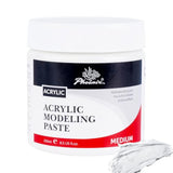 PHOENIX Modeling Paste for Textured Art - 8.45 Fl Oz /250ml, Professional Acrylic Medium, Texture Paste for Acrylic Paints - Paint Supplies for Canvas Painting