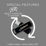 32Gb Secure 360 Encrypted Usb3.0 Flash Drive (256-Bit Aes Encryption)