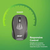 Rf Wireless Mouse (Gray/Black), Works With Chromebook, With Usb Plug And Play For Right/Left Handed Users (For Chromebooks, Windows Pc & Mac)