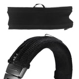 Pxc550 Knitted Headband Replacement Headband Top Pad Cushion Cover Compatible With Sennheiser Pxc 480 Pxc 550 Pxc 550-Ii Mb 660 Headphones Head Band Pad Cover Protector - Black