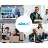 ADESSO iMouse S80 2.4Ghz Fabric Wireless Red Fabric Mini Optical Mouse, 5-Button (Black)