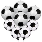 8Pcs 22" Soccer Balloons 4D Foil Mylar Soccer Party Decorations Birthday Supplies